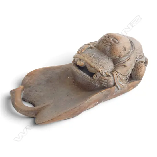 CHINESE CARVED BAMBOO SHOOT L.150mm
