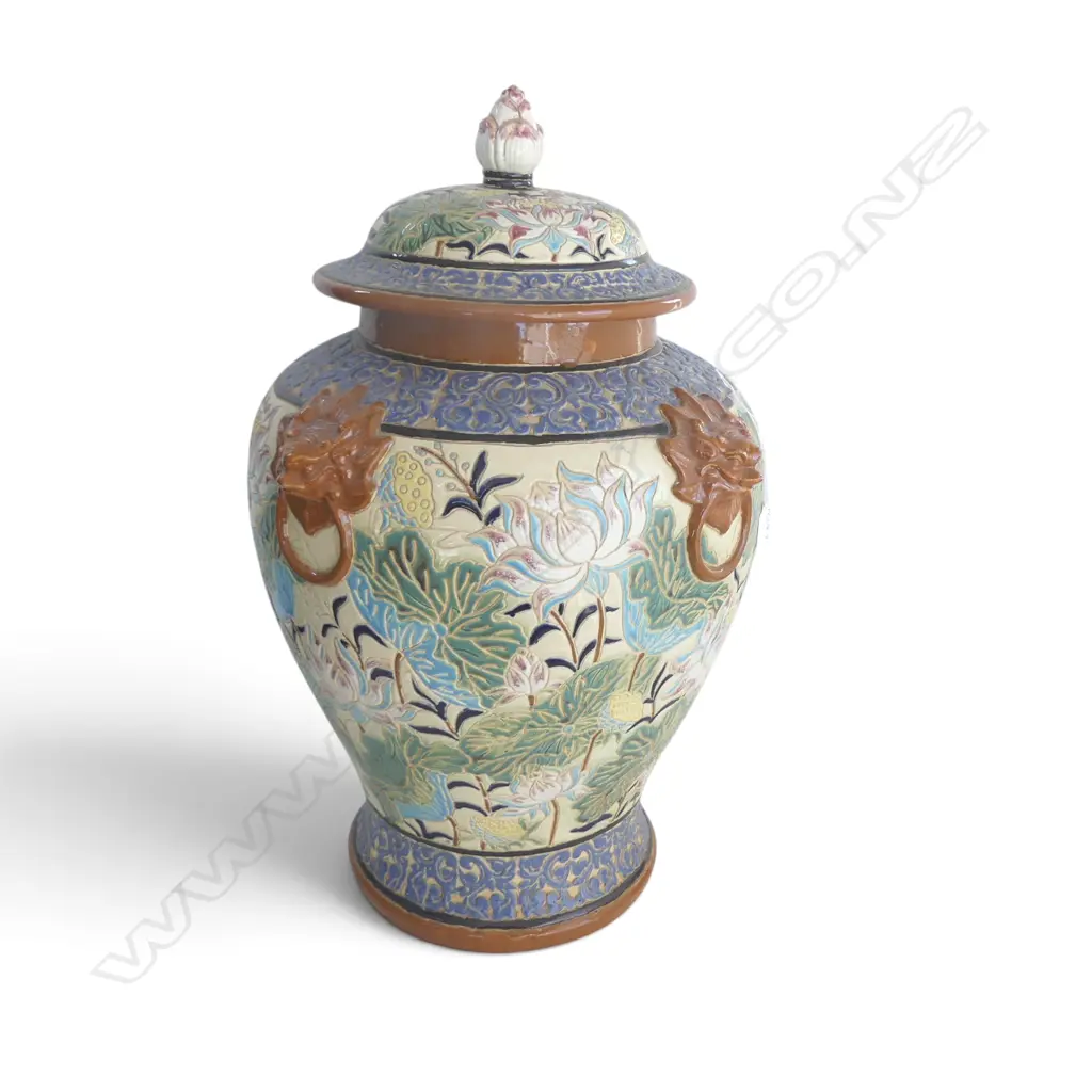 LG CHINESE LIDDED FLOOR VASE H.660mm Image 1++
