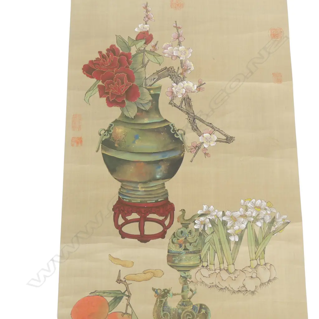 3 CHINESE SCROLLS  Image 1++