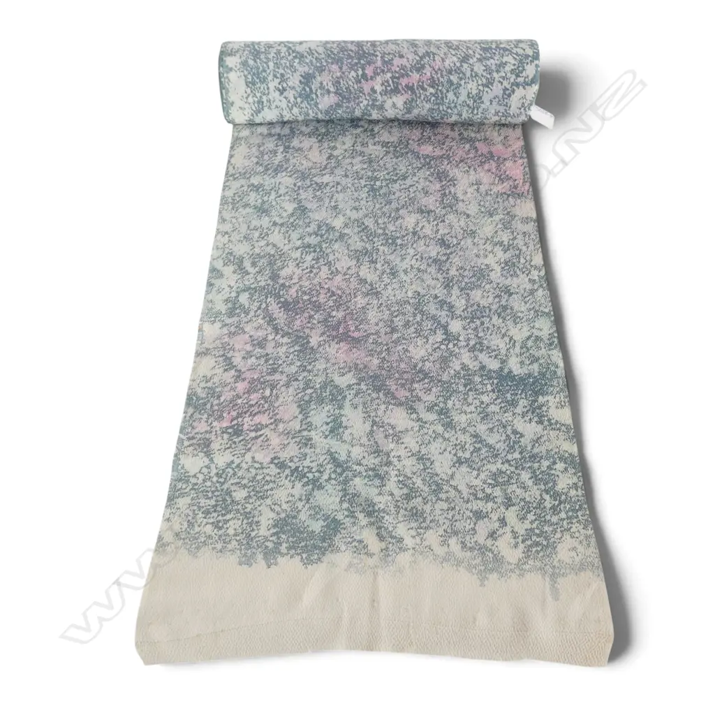 Unused 1980's NISHIJIN TEXTILE (Kyoto) JAPANESE SILK ROLL L.12M W.370mm. New old stock... Image 1++