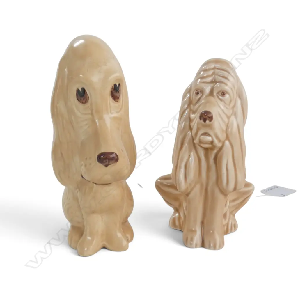 2 SYLVAC DROOPY DOGS, H.115/130mm Image 1++