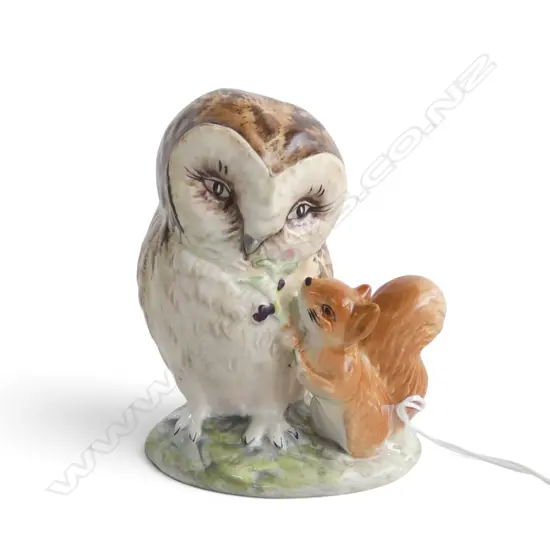BESWICK BEATRIX POTTER 'OLD MR BROWN', Gold backstamp (1955-1972) H.80mm