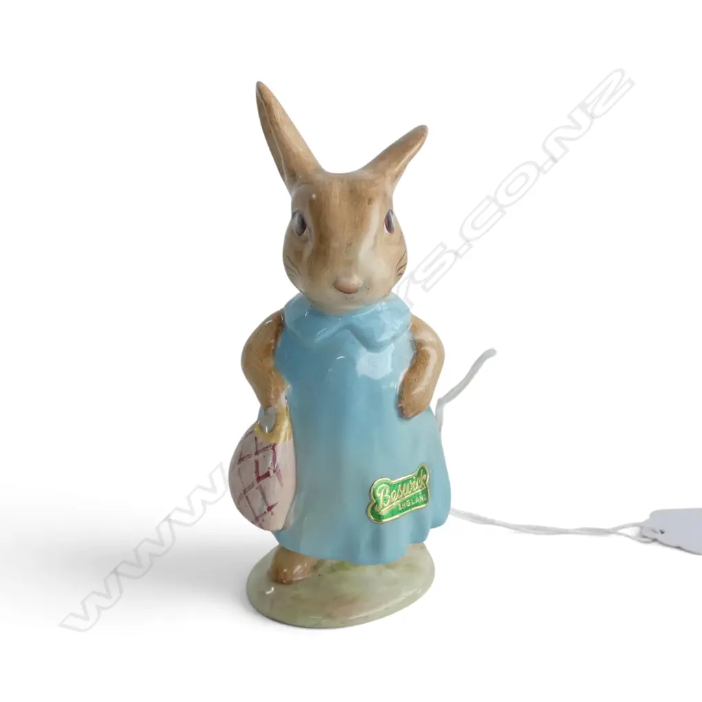 BESWICK BEATRIX POTTER 'MRS FLOPSY BUNNY', Gold backstamp (1955-1972) H.105mm Image 1++
