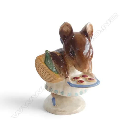 BESWICK BEATRIX POTTER 'APPLY DAPPLY', Gold backstamp, W.95mm
