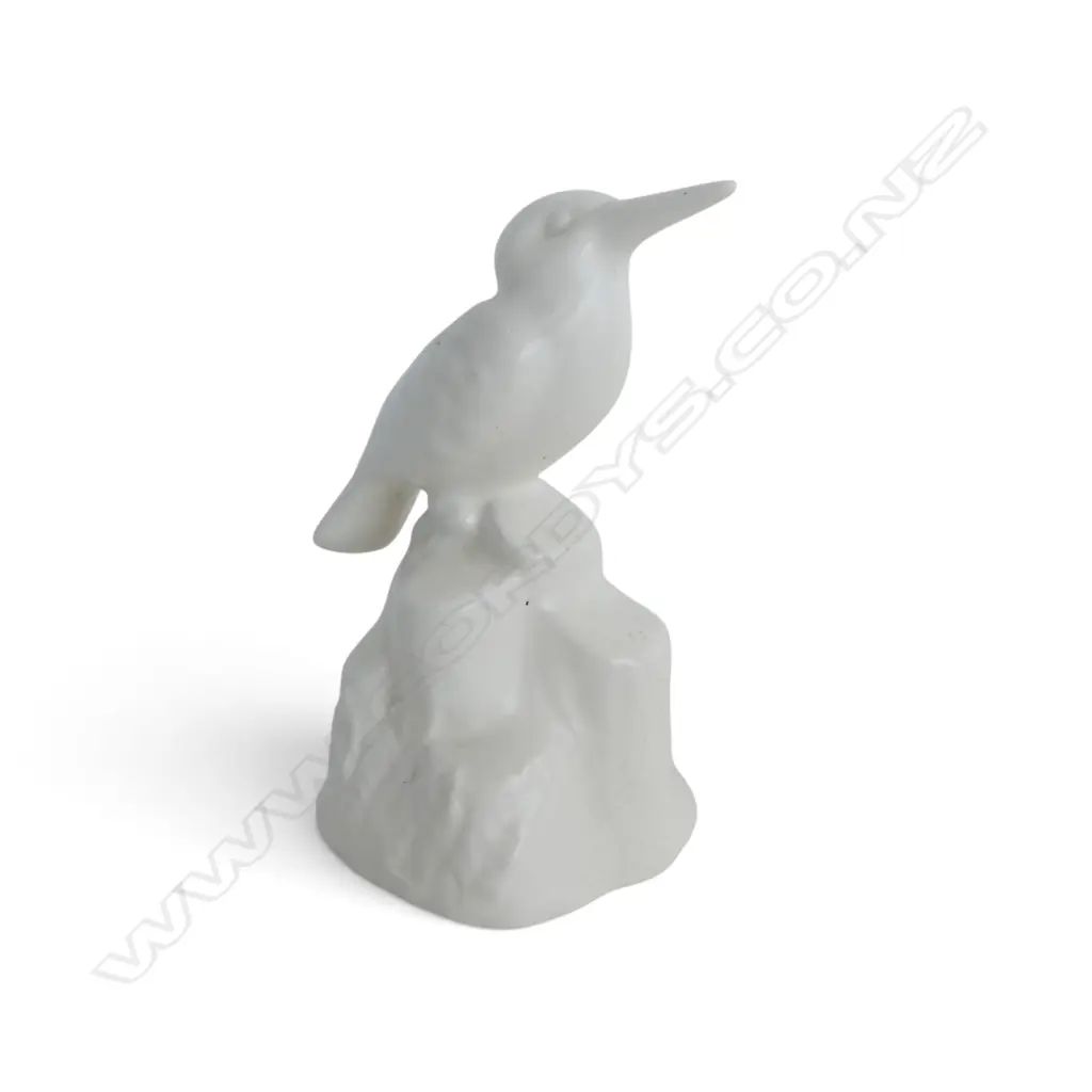 CROWN LYNN WHITE KINGFISHER H.150mm Image 1++