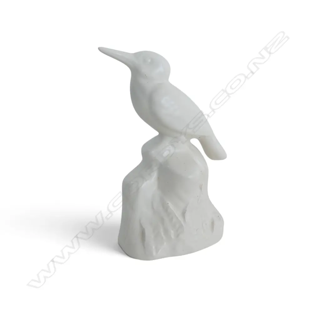 CROWN LYNN WHITE KINGFISHER H.150mm Image 1++