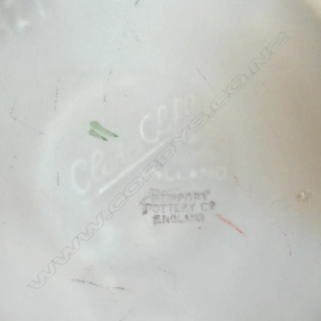 CLARICE CLIFF ‘MY GARDEN’ SPILL VASE 1930’S NEWPORT POTTERY, H.180MM Image 1++