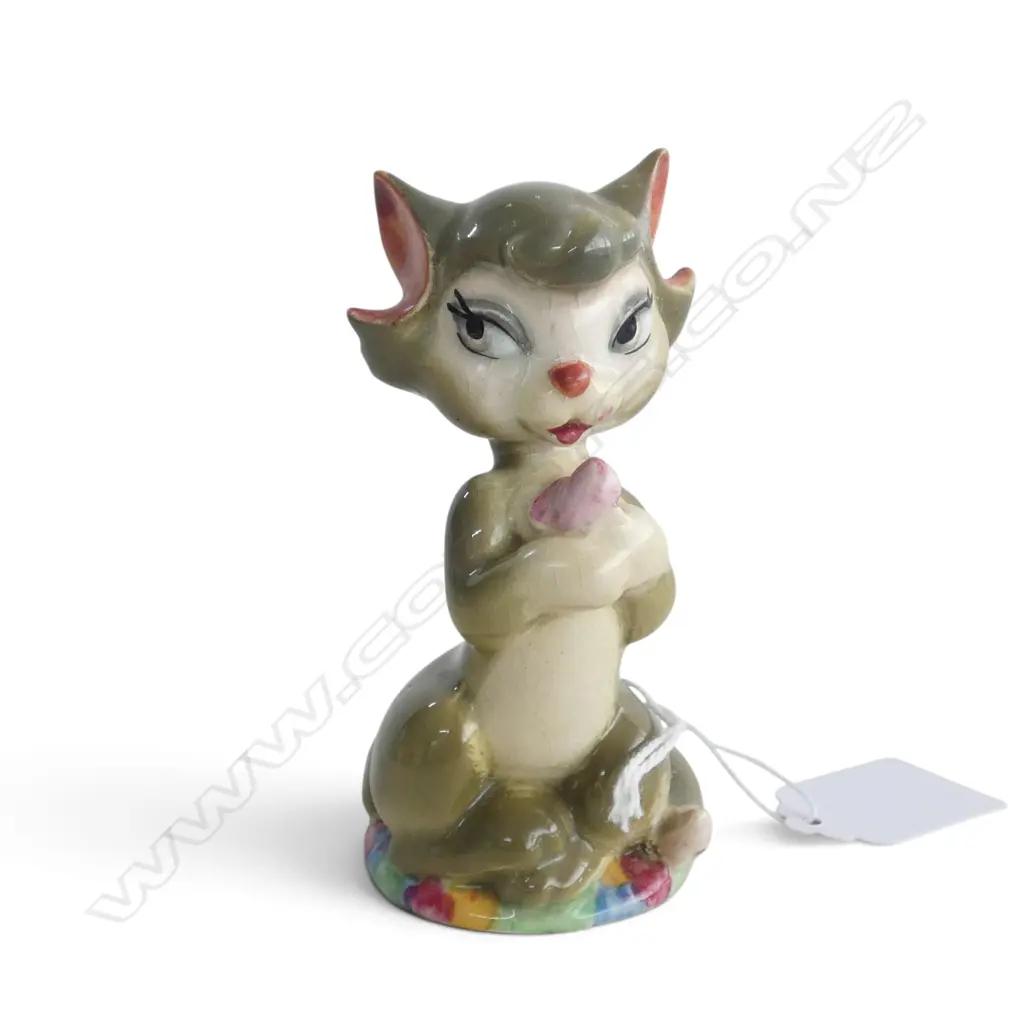 BESWICK 'FELIA THE CAT' FIGURINE, H.100mm, from David Hand's Animaland series (1949-1955) Image 1++