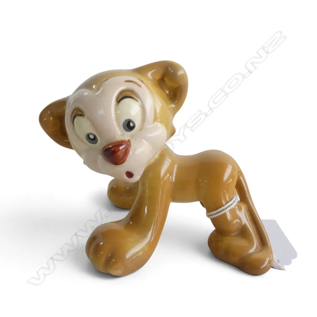 BESWICK 'ZIMMY LION' FIGURINE, H.90mm, from David Hand's Animaland series (1949-1955) Image 1++