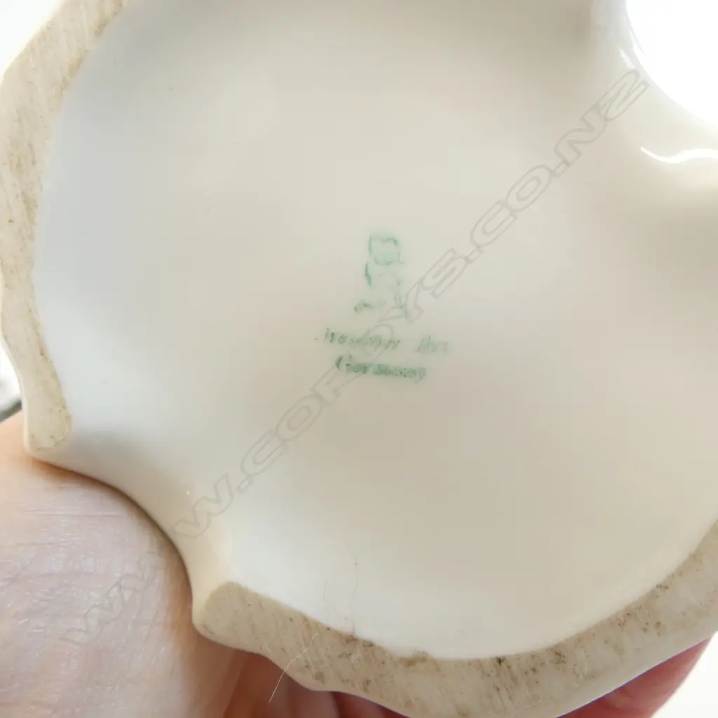 GERMAN PORCLAIN 2 BRANCH CANDLEHOLDER H226MM & FLORAL PORCLAIN ORNAMENT H225MM Image 1++