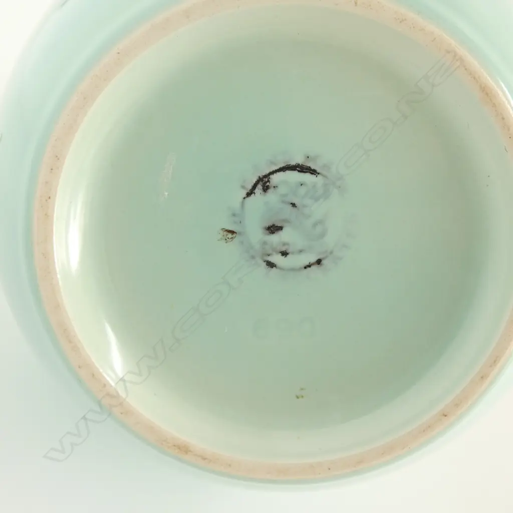 MID CENTURY POOLE VASE hand potted by Guy Sydenham, H.250mm, stamp to base Image 1++