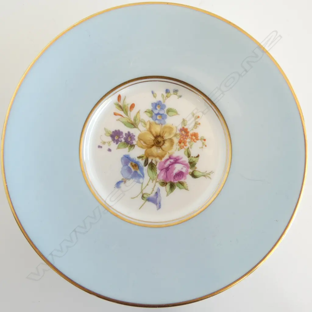 ROYAL WORCESTER ‘MIRANDA’ FLORAL COFFEE SET 6 CUPS & 6 SAUCERS Image 1++