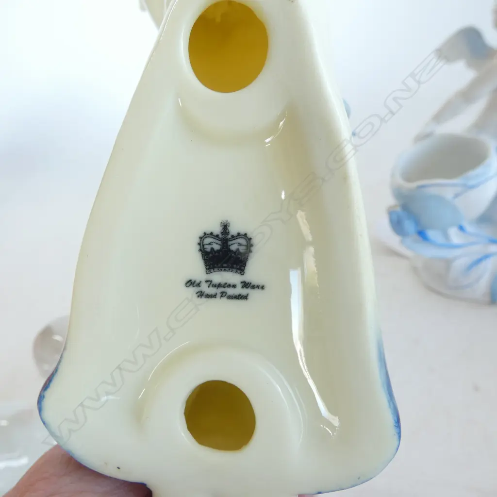 4 PORCLAIN FIGURAL ORNEMENTS FAIRY LENGHT 149MM Image 1++