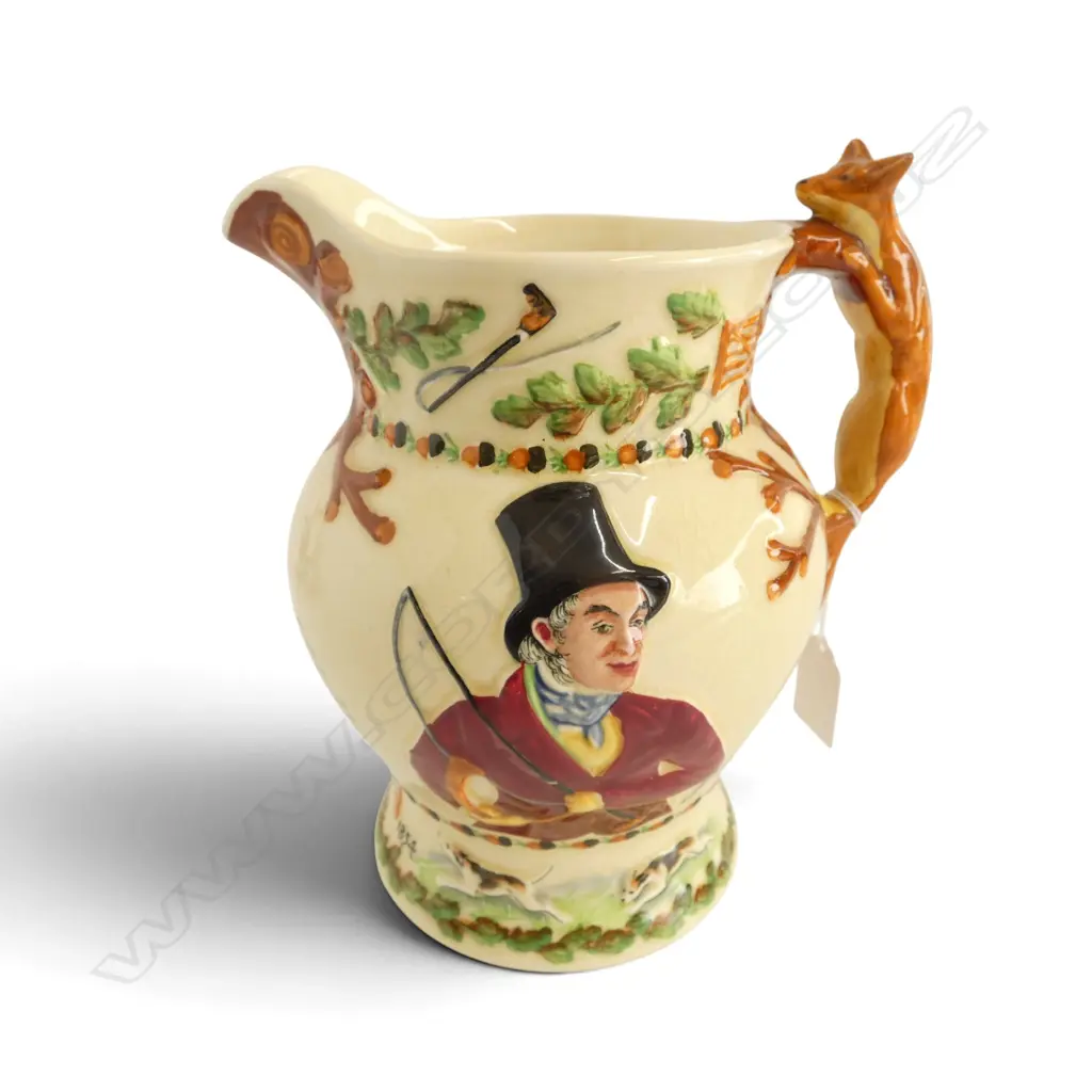 CROWN DEVON JOHN PEEL MUSICAL JUG H.200mm Image 1++