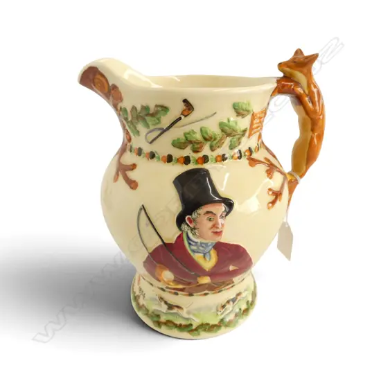 CROWN DEVON JOHN PEEL MUSICAL JUG H.200mm