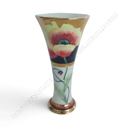 TUBE LINED POPPY VASE ‘OLD TUPTON WARE’, H.250MM