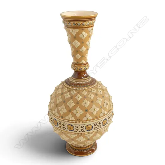 METTLACH VASE No.1241 H.340mm