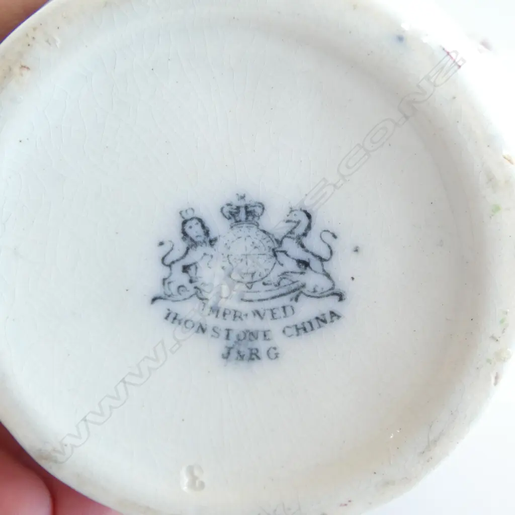 ANTIQUE c.1834-1866 JOHN & ROBERT GODWIN IRONSTONE JUG Image 1++
