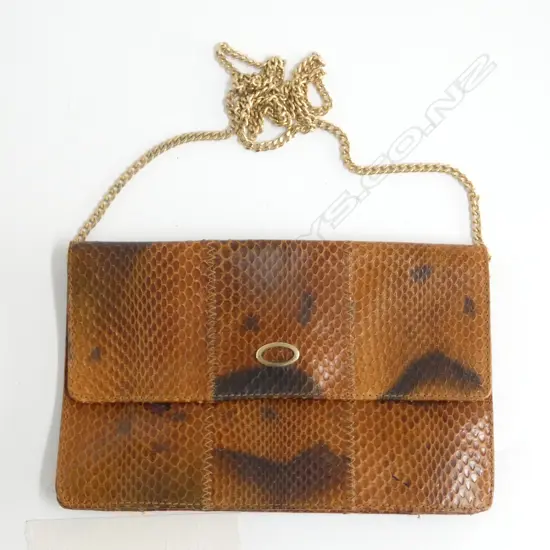 SNAKESKIN CLUTCH MADE IN SPAIN 135x215mm