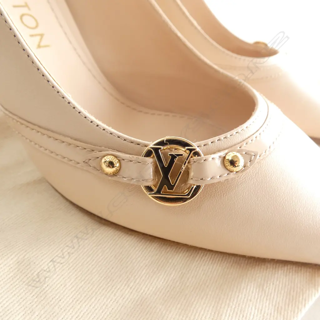 PR LOUIS VUITTON 6AM SLINGBACK PUMP HIGH-HEELS size 36 1/2, w. receipt Image 1++