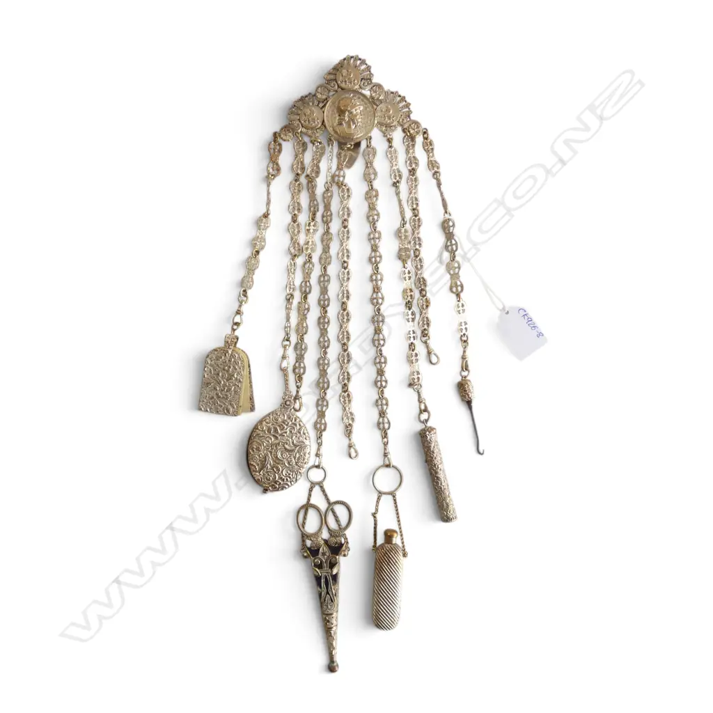 9 BRANCH CHATELAINE w. 5 ATTACHMENTS L.410mm Image 1++