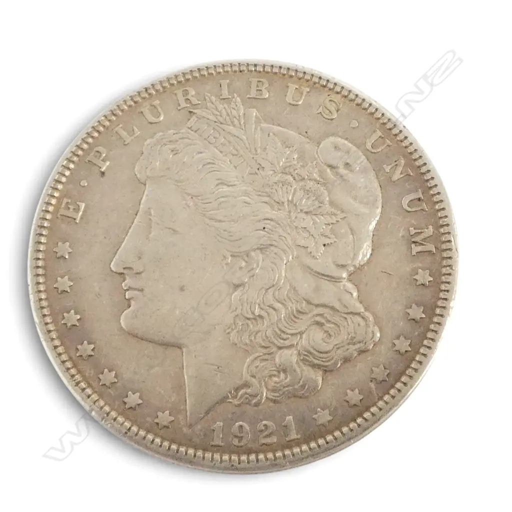 copy 1921 UNITED STATES OF AMERICA SILVER DOLLAR COIN Dia.38mm thickness 2.7 - 2.8mm 26.80gms testing 91% silver Image 1++
