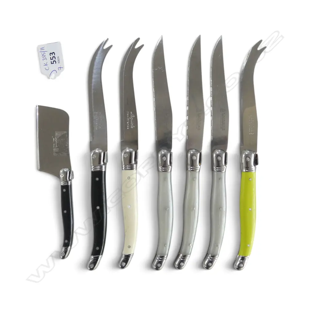 7 LAGUIOLE KNIVES L.230mm Image 1++