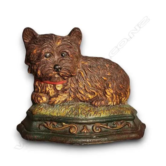 CAST IRON DOG DOORSTOP 150H x 200L mm