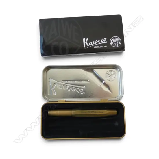 KAWECO GERMANY ROLLER BALL POINT PEN, CASED