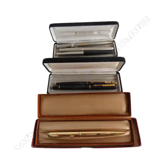 3 PENS; 2 CONWAY STEWART + 'HERO'