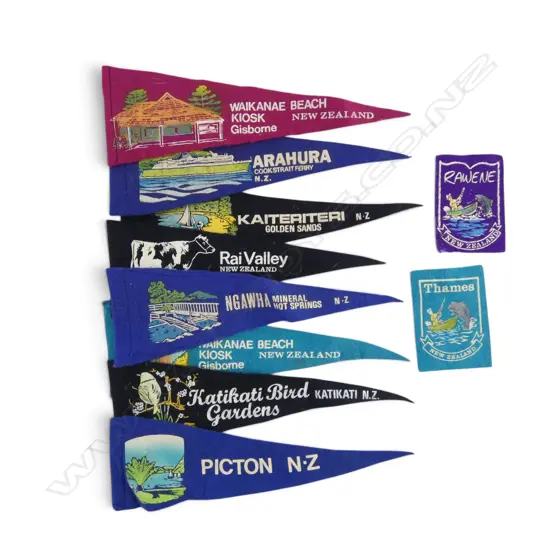 COLLECTION OF PENNANT FLAGS