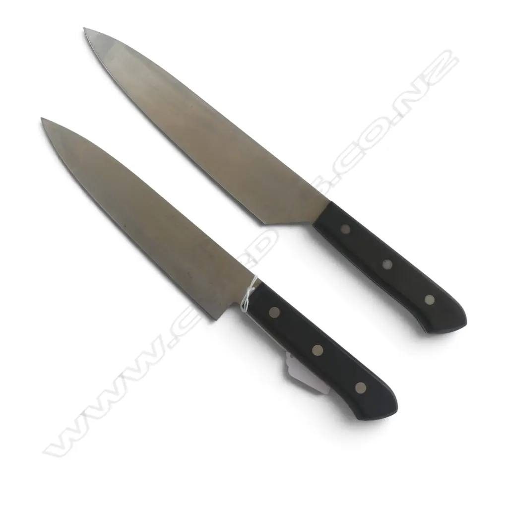 2 GERMAN J. A. HENCKELS CHEF KNIVES; L.325, 300mm Image 1++