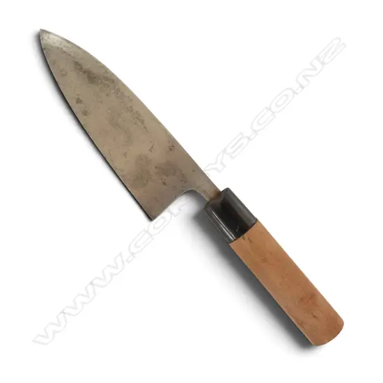 VINTAGE JAPANESE CHEF'S KNIFE by SAKAI TOJI est.1805 OSAKA, L.280mm