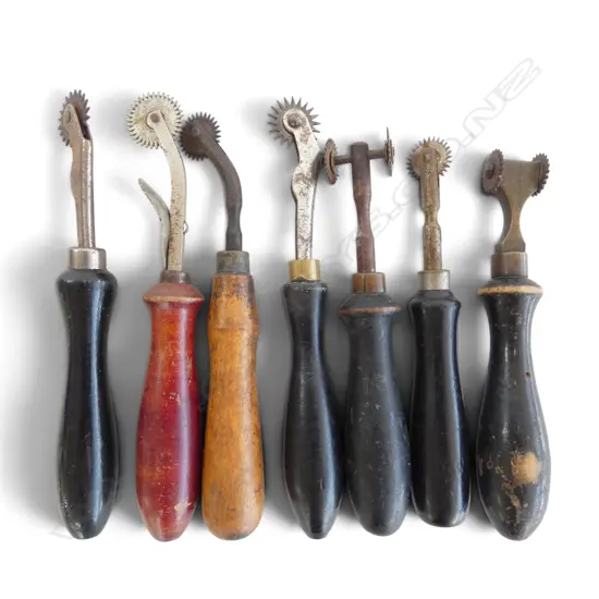 7 ANTIQUE TRACING WHEELS
