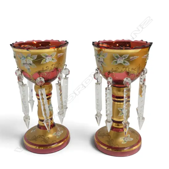 PR VENETIAN GLASS LUSTRES H.250mm