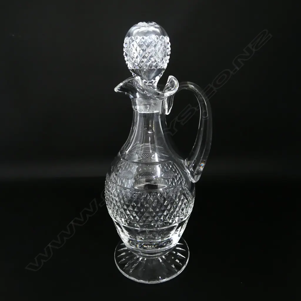CRYSTAL JUG, NOT MARKED POSSIBLY WATERFORD H.300mm Image 1++