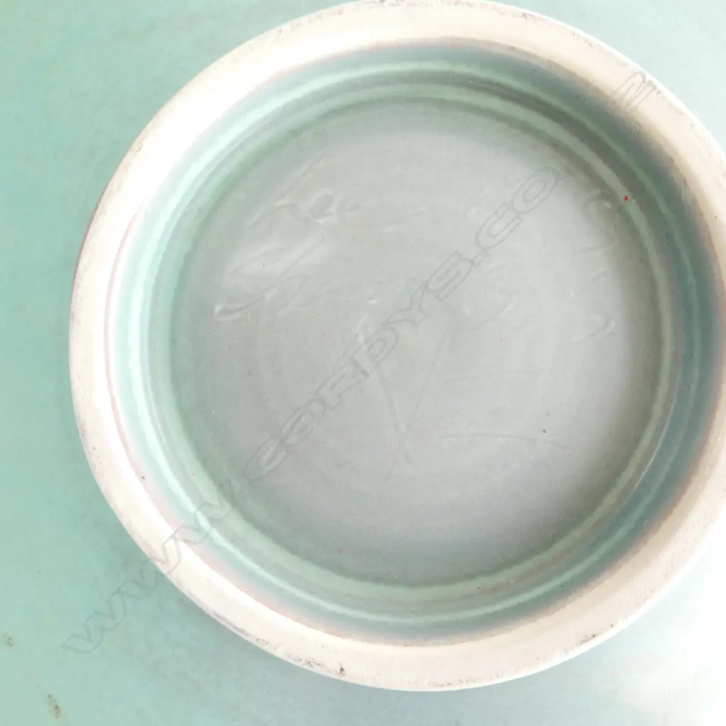 KEUM SUN LEE TEXTURED PALE GRN PLATTER, Dia.370mm Image 1++