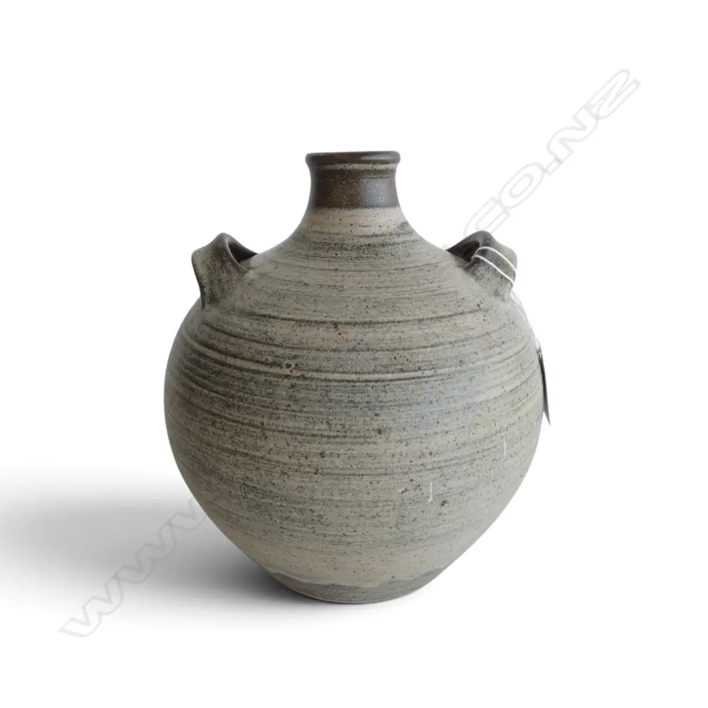 N.Z. STUDIO POTTERY FLAGON signed JACK H.200mm Image 1++