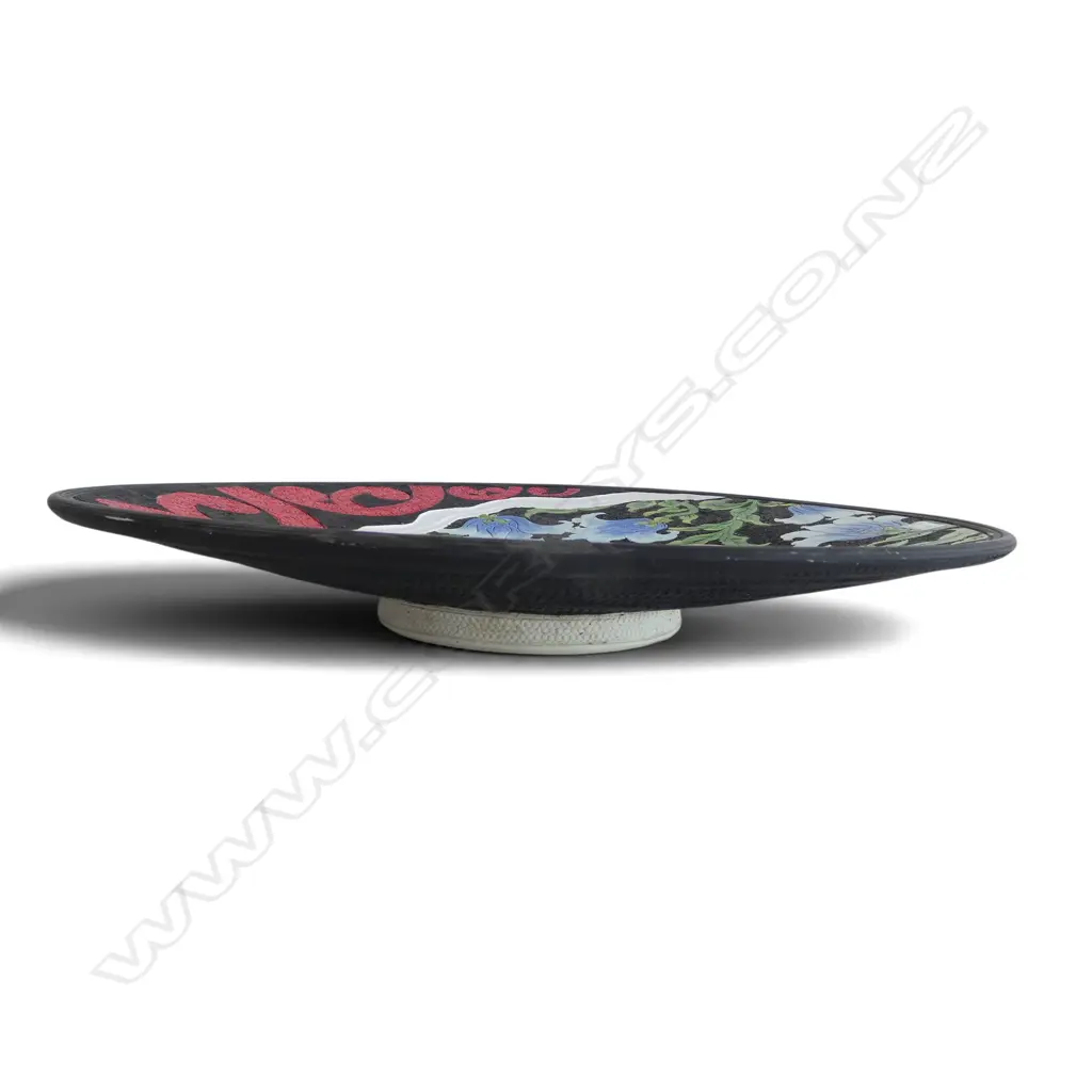 KEUM SUN LEE LRG PAINTED PORCELAIN DISH, Dia.400mm, not suitable for food Image 1++