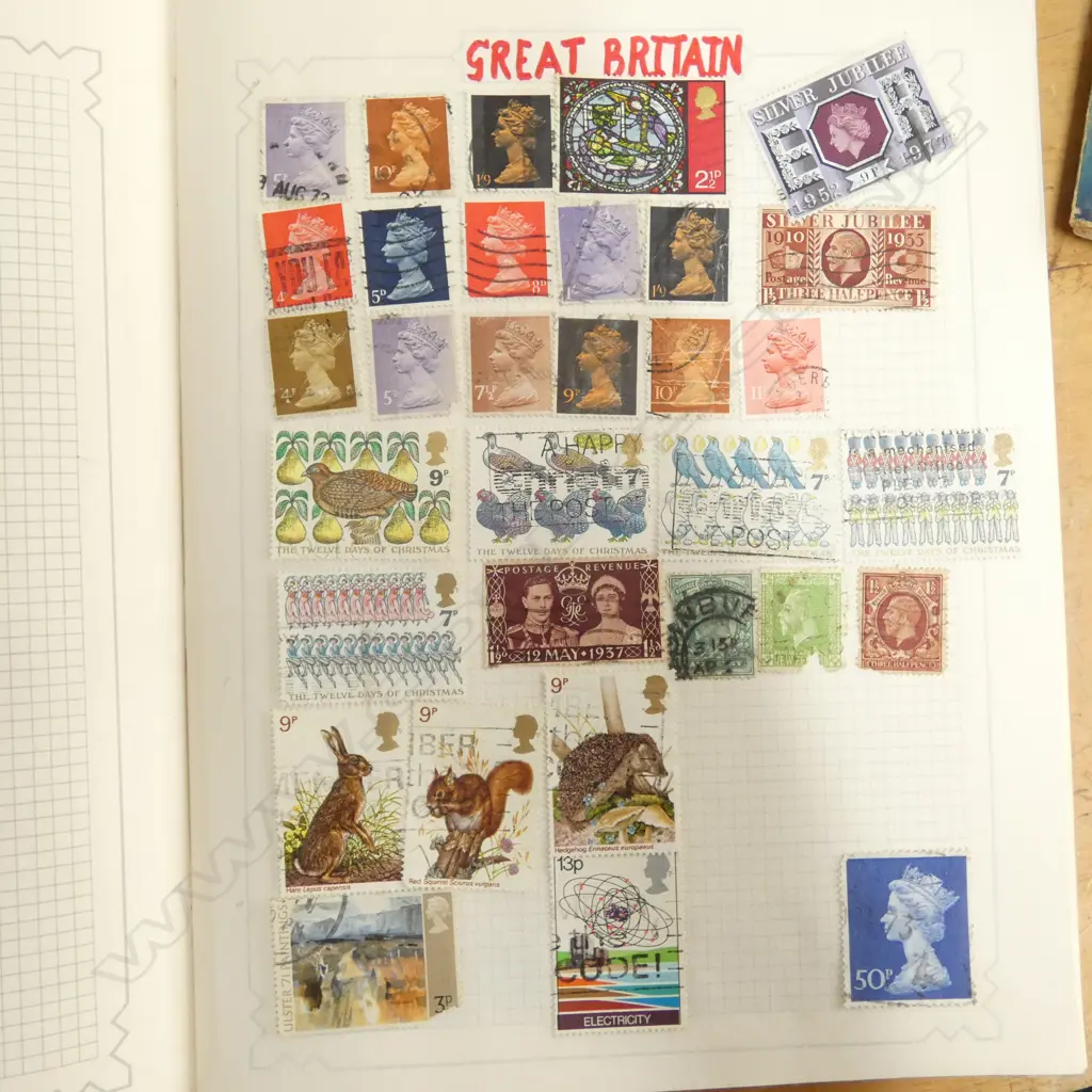 ASST. STAMP ALBUMS Image 1++