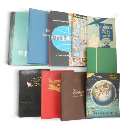 ASST. STAMP ALBUMS