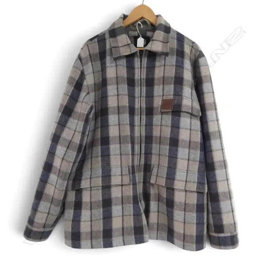 SWANNDRI WOOL JACKET, SIZE L