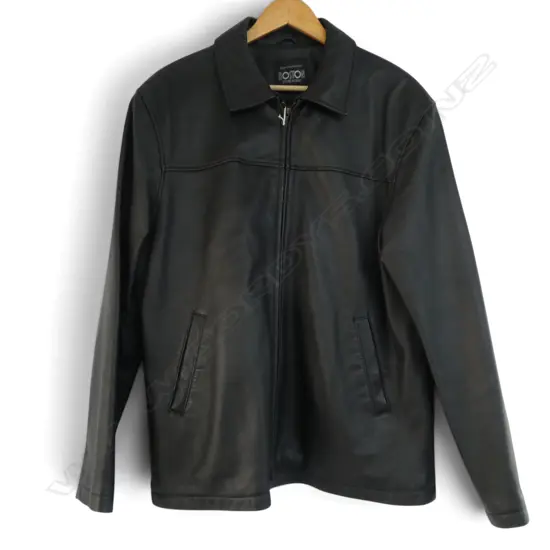 'BOSTON' MENS LEATHER JACKET SIZE S