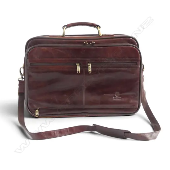 LEATHER BARRY SMITH BRIEFBAG 