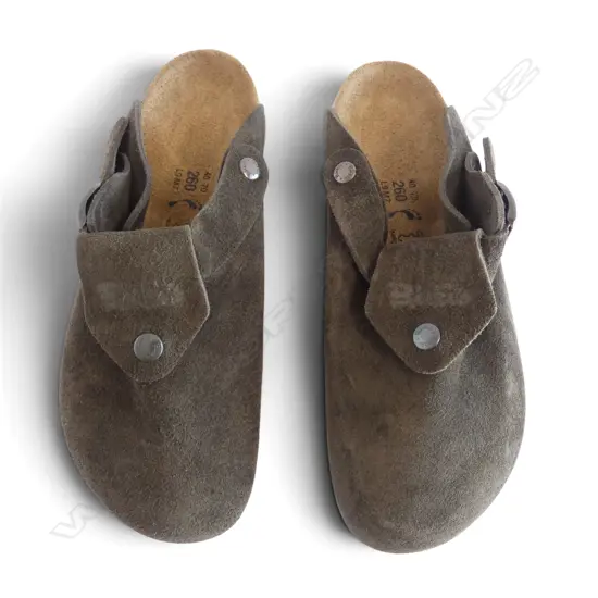 PR 'BIRKIS' by BIRKENSTOCK, SZ 40, DARK BROWN, women's 9, men's 7, water friendly, new