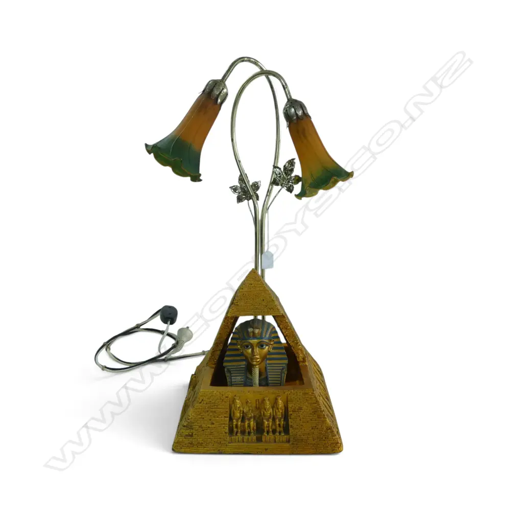 EGYPTIAN THEMED TABLE LAMP H.620mm Image 1++