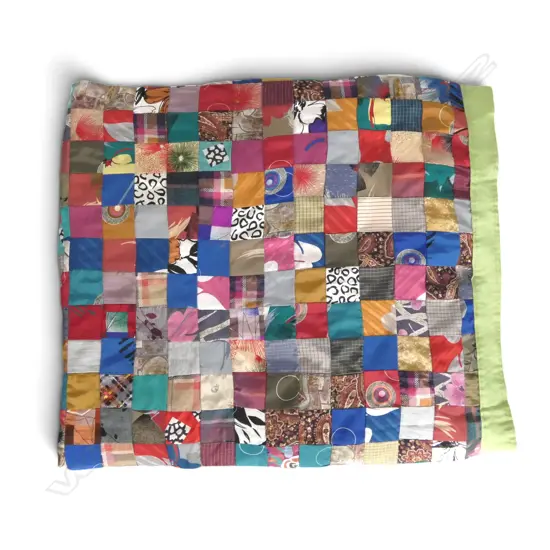 PATCH WORK QUILT - SOME MARKS TO LINING