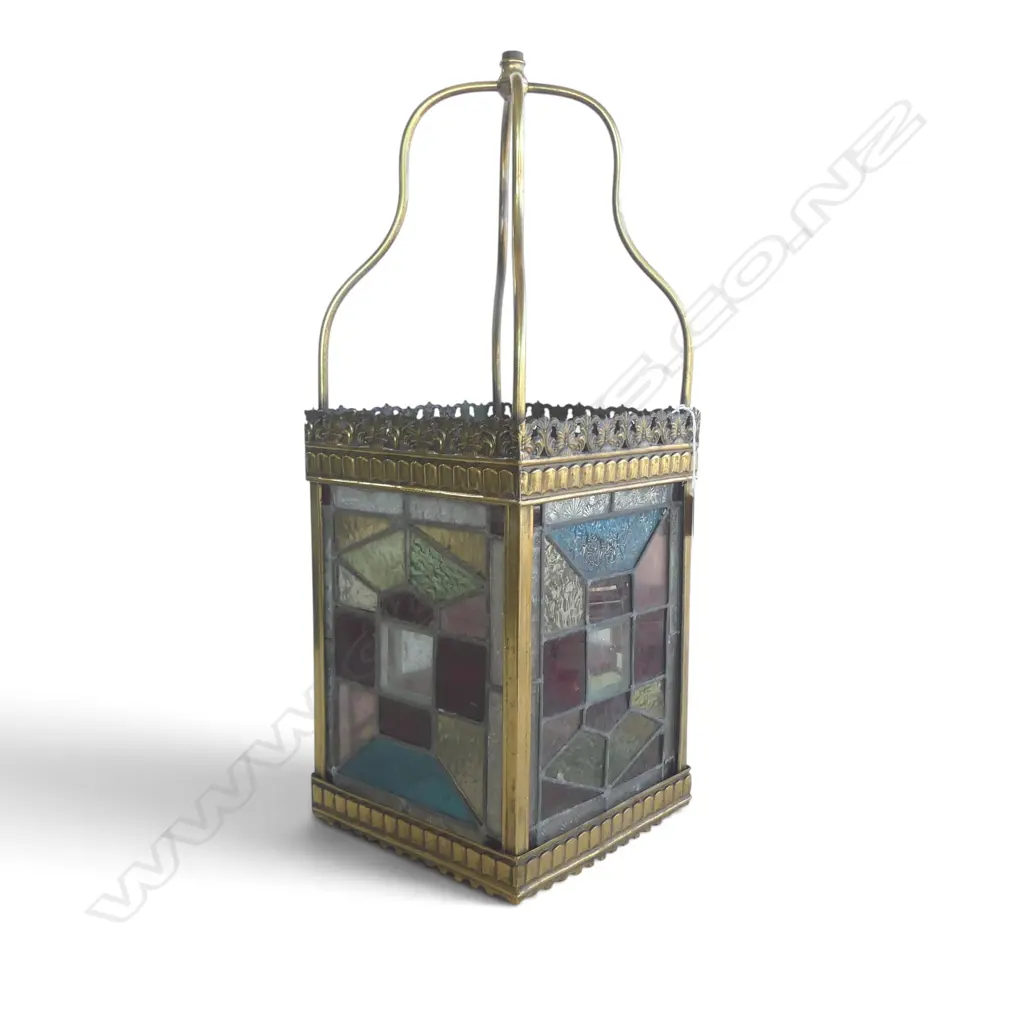 LEAD LIGHT LANTERN 200x200x560mm Image 1++