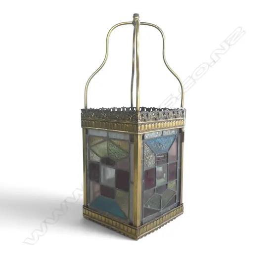 LEAD LIGHT LANTERN 200x200x560mm