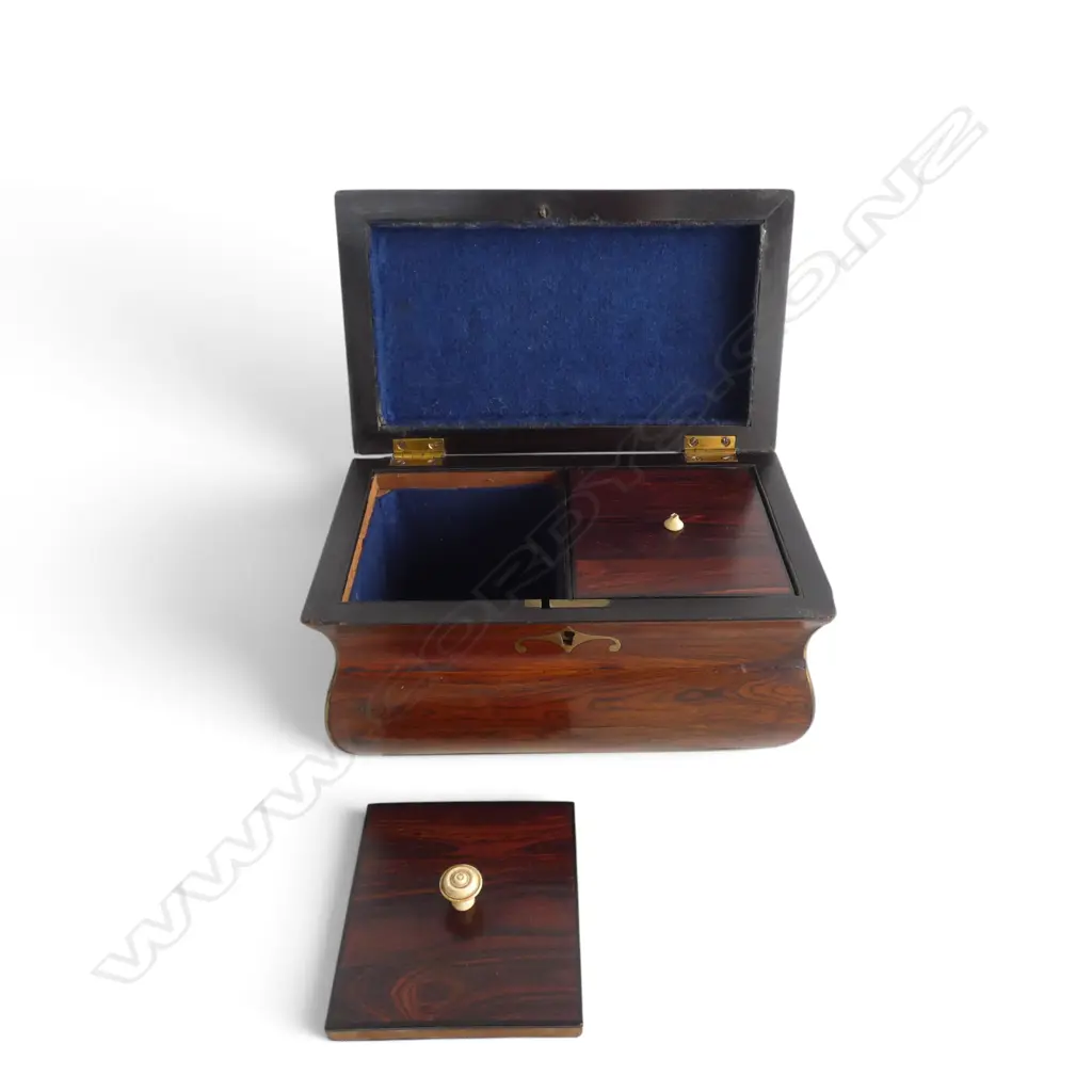 ANTIQUE TEA CADDY W.215mm Image 1++